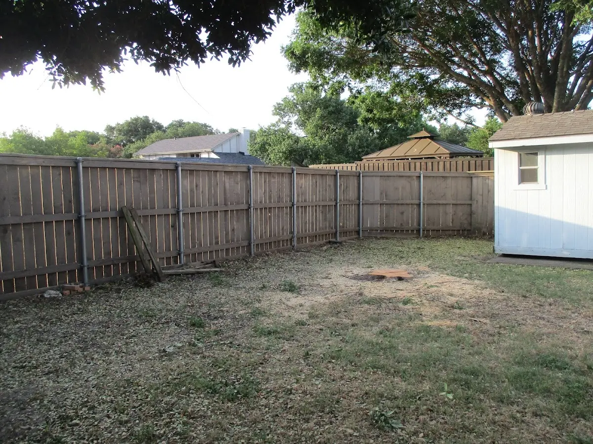 Cleared yard after professional tree removal in Watsontown